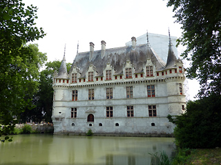 kasteel Azay-le-Rideau van de goede (zij) kant