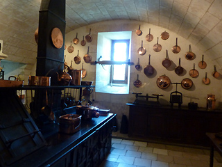 keuken, kasteel van Chenonceau