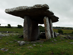 Poulnabron dolmen, the Burren