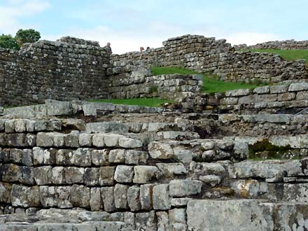 muur van Hadrianus bij Housesteads Fort