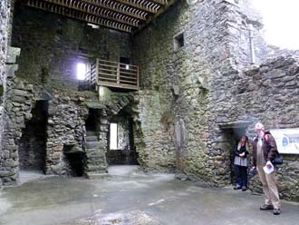 Kilchurn Castle, van binnen